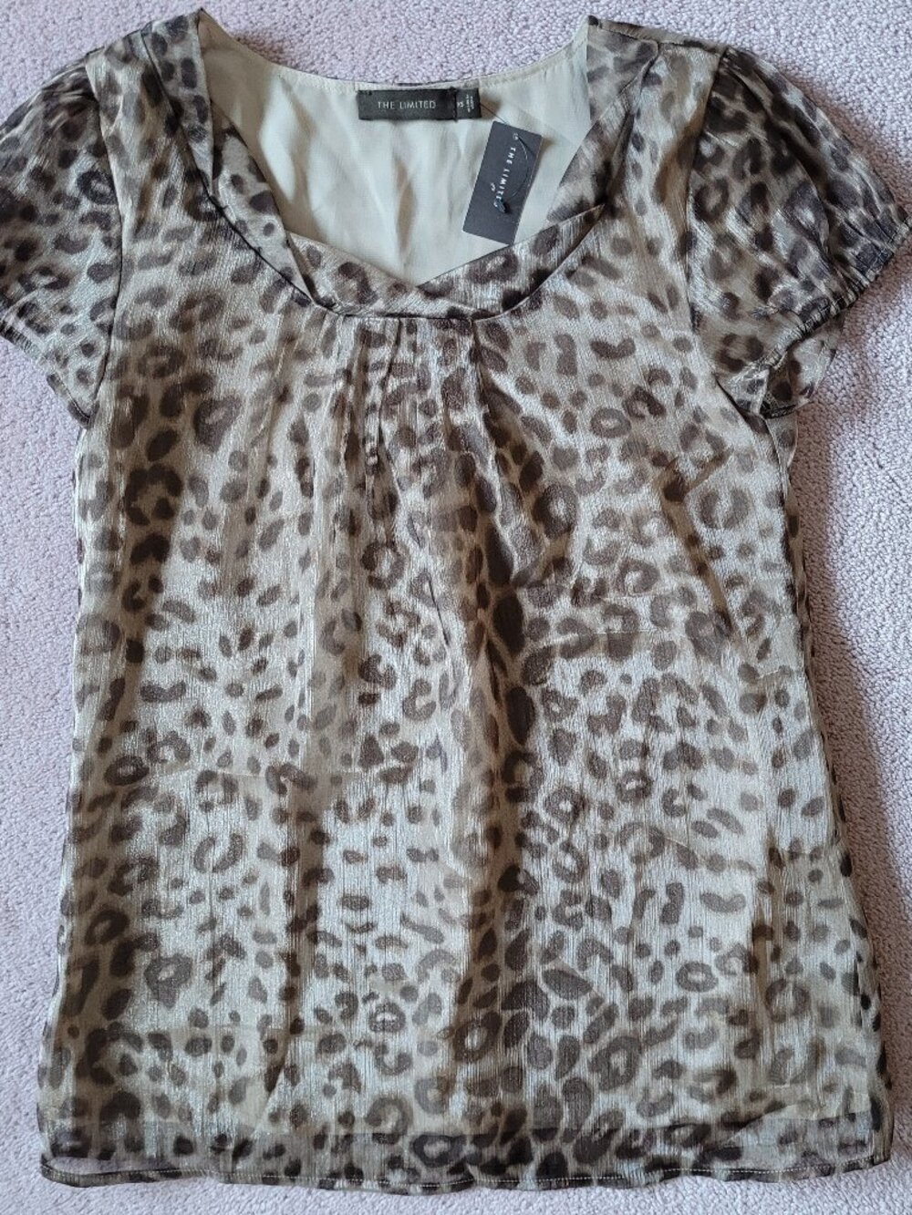 The Limited Animal Print Top Size XS NWT